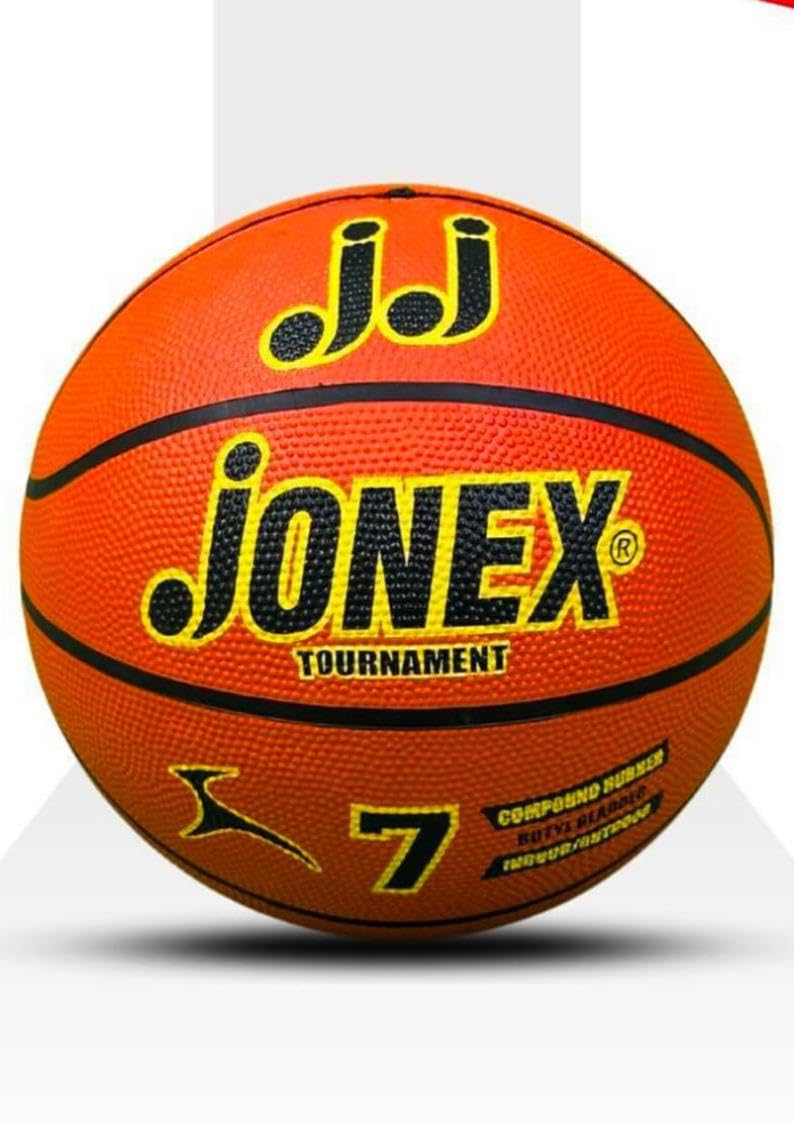 Jonex Rubber Basketball Official Size 7 for Indoor and Outdoor Play - Image 1